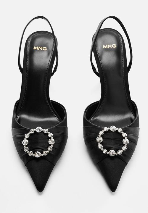 MANGO - Row-a slingback court - black