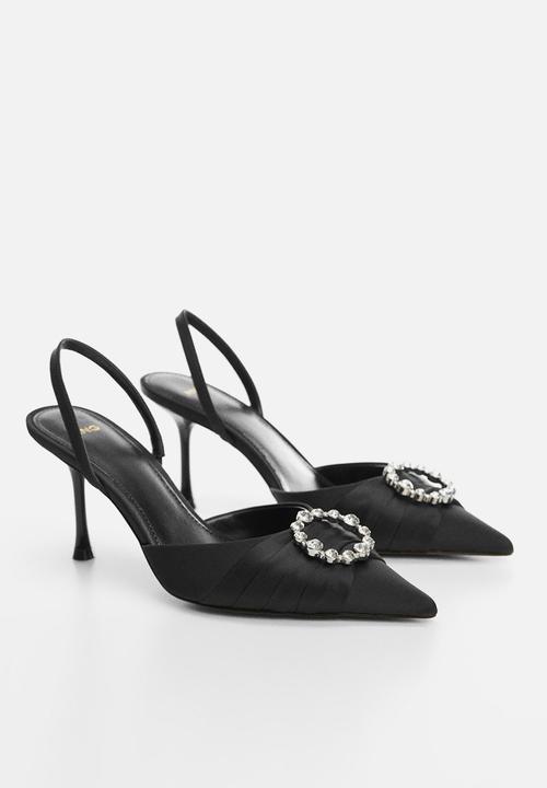 MANGO - Row-a slingback court - black