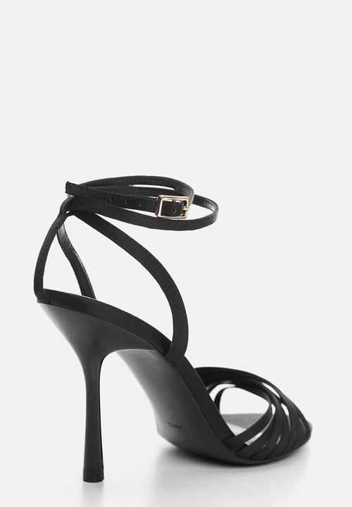 MANGO - Vicky stiletto sandal - black