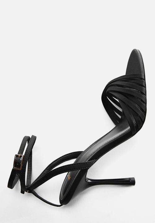 MANGO - Vicky stiletto sandal - black