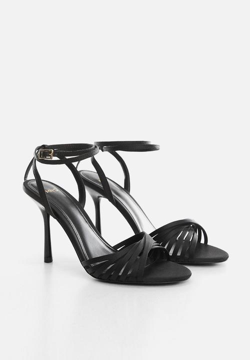 MANGO - Vicky stiletto sandal - black