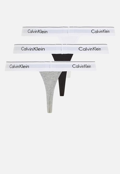 Calvin Klein - Thong 3Pk - Multi