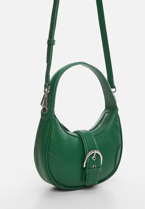MANGO - Bag mch puffy - billiard green
