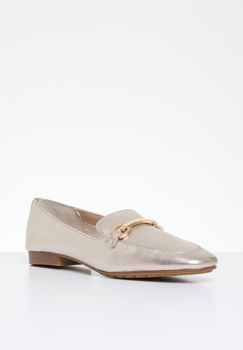 ALDO - Symposia leather loafer - silver