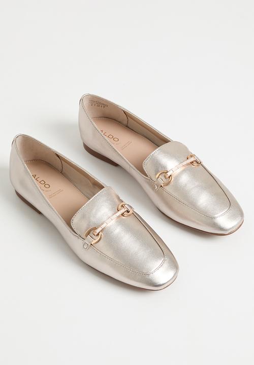 ALDO - Symposia leather loafer - silver