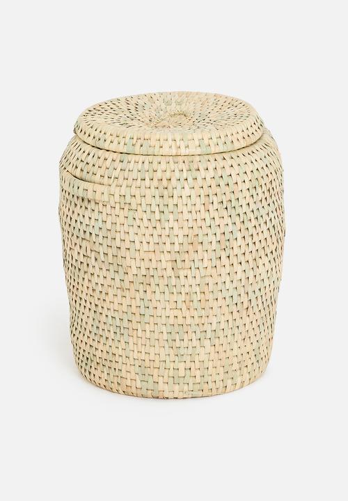 Grey Gardens - Tika laundry basket small - natural 