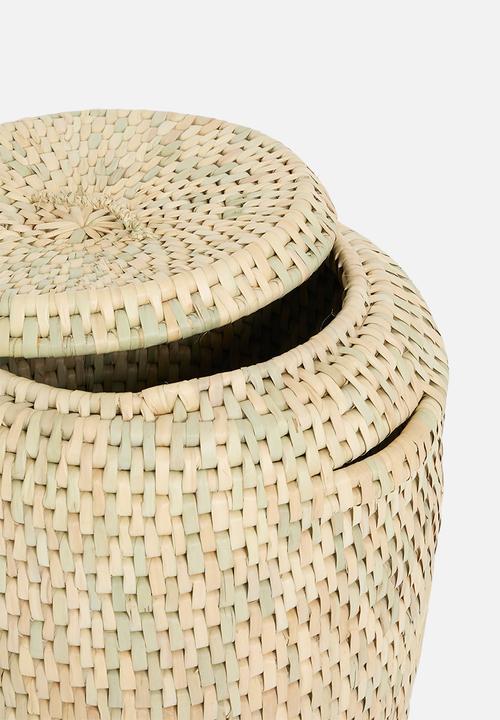 Grey Gardens - Tika laundry basket small - natural 