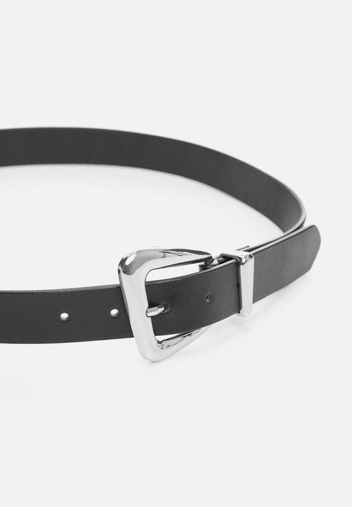 MANGO - Belt angulo - black