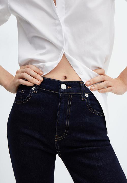 MANGO - Jeans violet - open blue