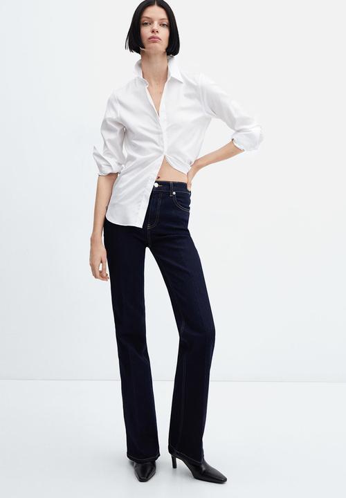 MANGO - Jeans violet - open blue
