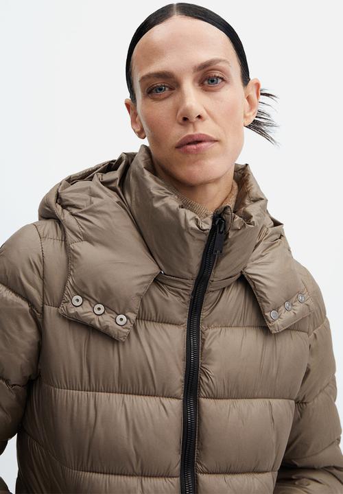 MANGO - Anorak bego - medium brown