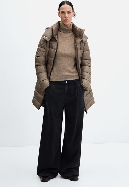 MANGO - Anorak bego - medium brown