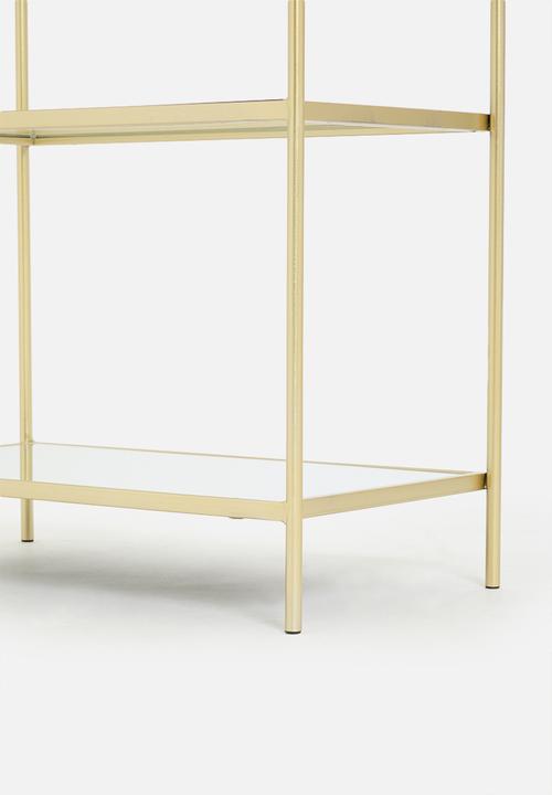 Sixth Floor - Sterling bedside table - gold