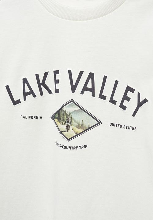 MANGO - T-shirt valley - offwhite