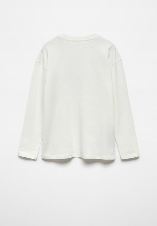 MANGO - T-shirt valley - offwhite