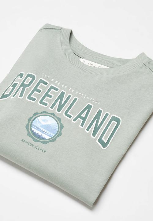 MANGO - T-shirt valley - turquoise