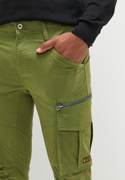 STYLE REPUBLIC - Elton elasticated fashion utility pant - khaki