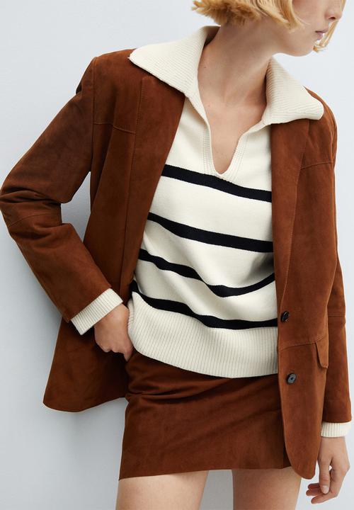 MANGO - Sweater Velero - Light Beige