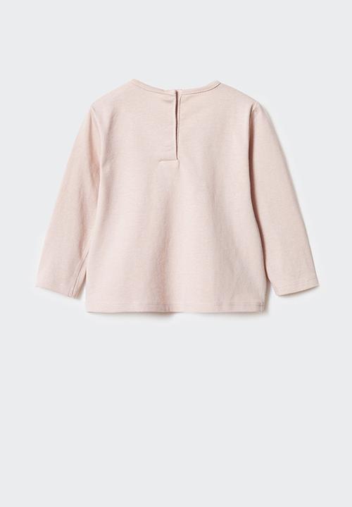 MANGO - T-shirt buho - pink
