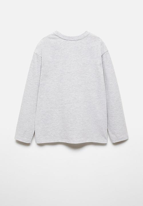 MANGO - T-shirt victory - medium grey