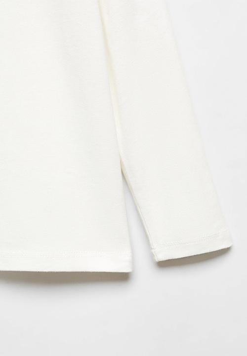 MANGO - T-shirt turbob - offwhite