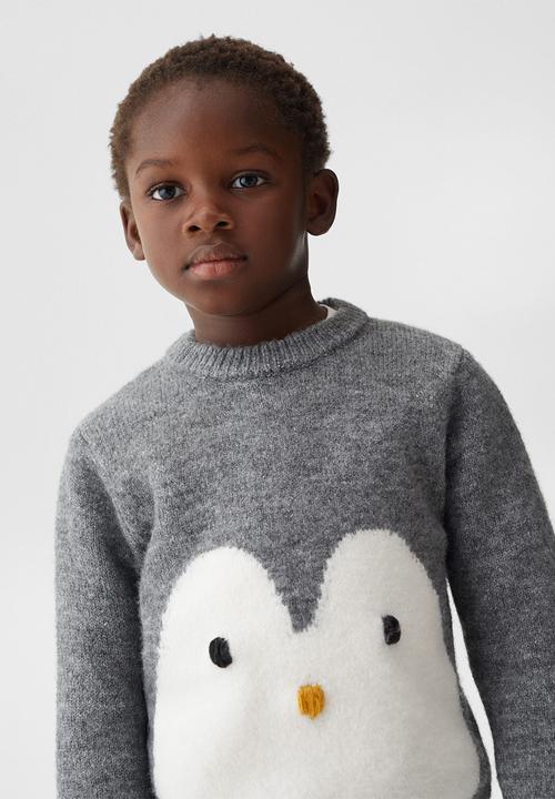 MANGO - Sweater pingu2 - grey