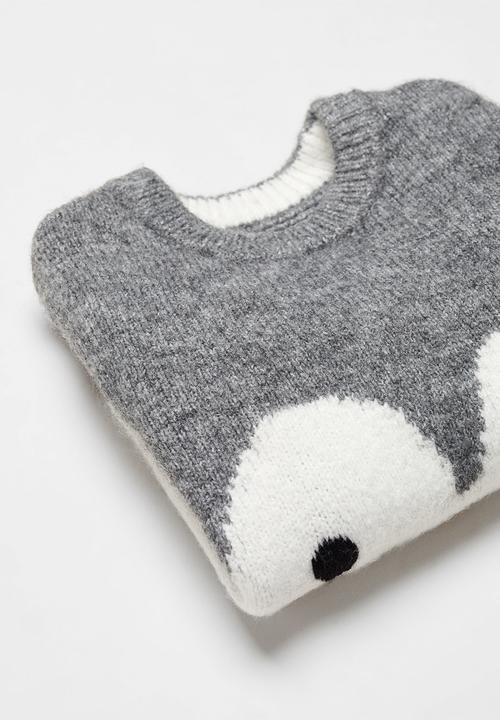 MANGO - Sweater pingu2 - grey
