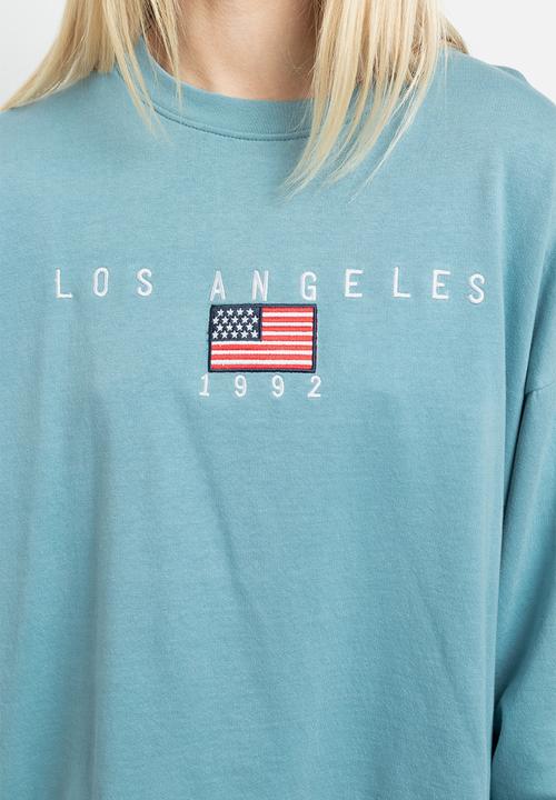 Daisy Street - Washed la sweat - washed blue