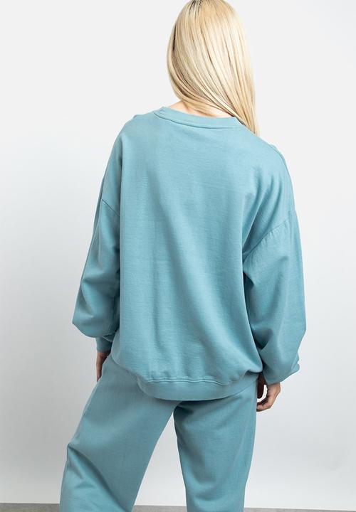 Daisy Street - Washed la sweat - washed blue