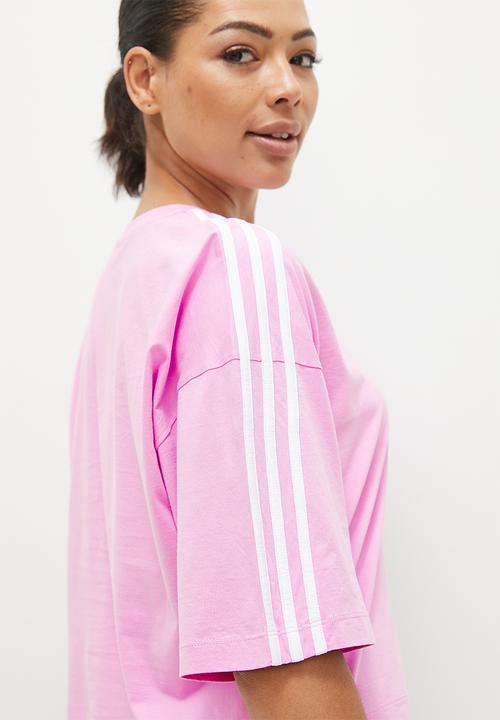 adidas Performance - W 3s cr top - bliss lilac & white