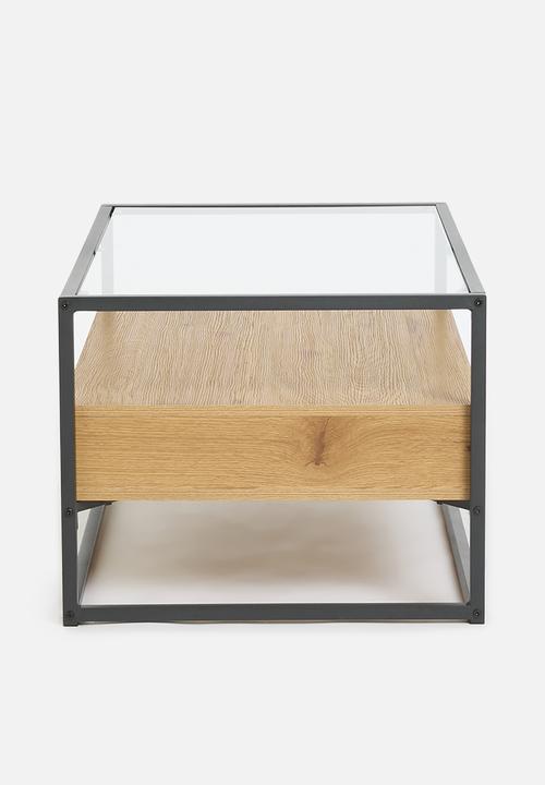 Sixth Floor - Madden coffee table - natural & black