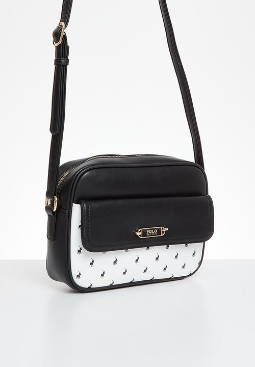 POLO - Marina crossbody with front pocket - black