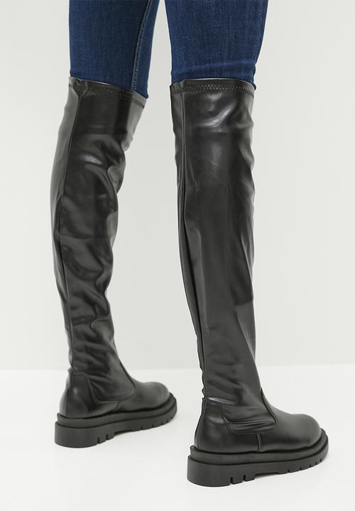 Superbalist - Teagan over the knee boot - black