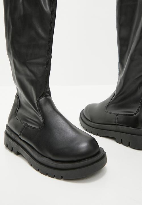 Superbalist - Teagan over the knee boot - black