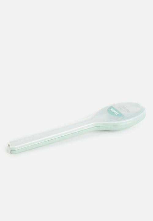 Mepal - Mepal ellipse 3 piece cutlery set & case - nordic sage