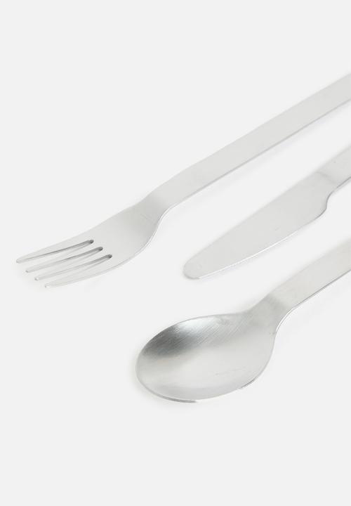 Mepal - Mepal ellipse 3 piece cutlery set & case - nordic sage