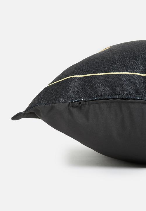 Grey Gardens - Rema cushion cover - black