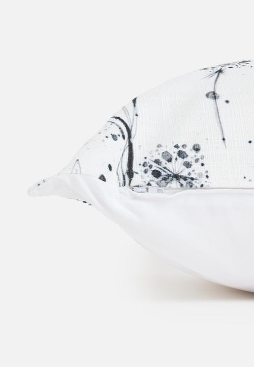 Grey Gardens - Dandelion cushion cover - white