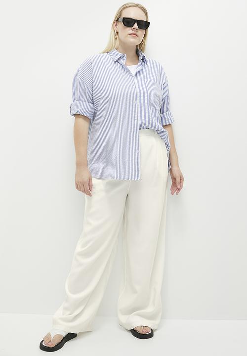 Me&B - Plus Puddle Pant - Milk