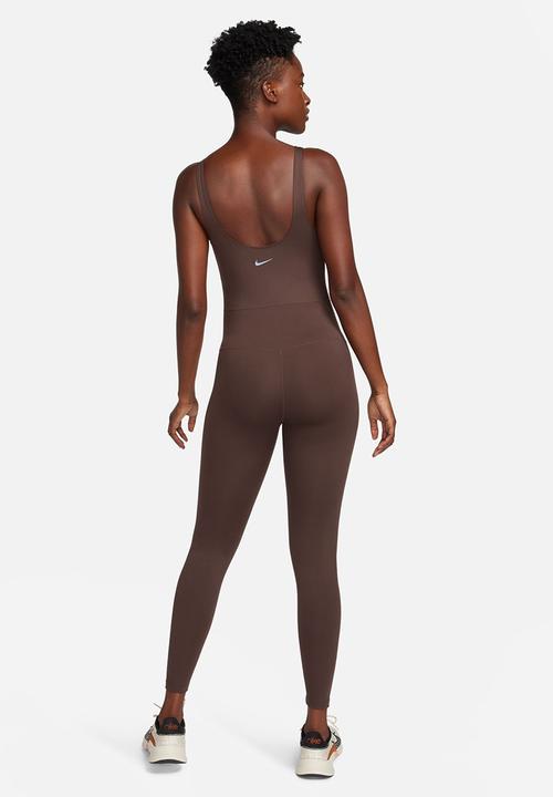 Nike - W nike one df capsule bodysuit - baroque brown/baroque brown/black
