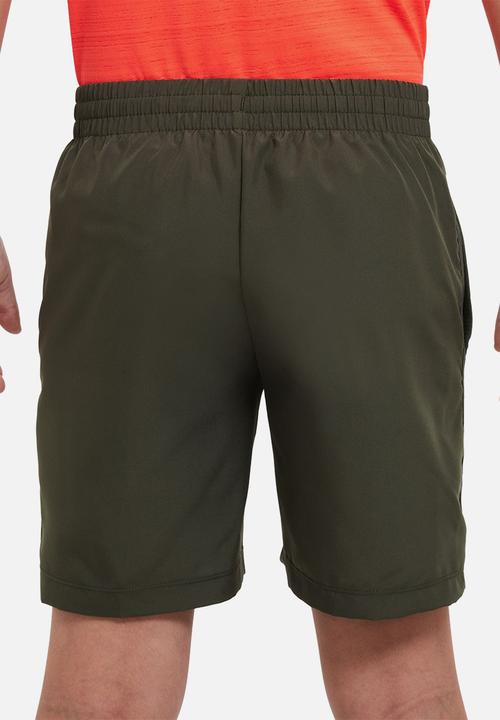 Nike - B Nk Df Multi Wvn Short - Cargo Khaki/White