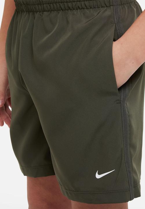 Nike - B Nk Df Multi Wvn Short - Cargo Khaki/White