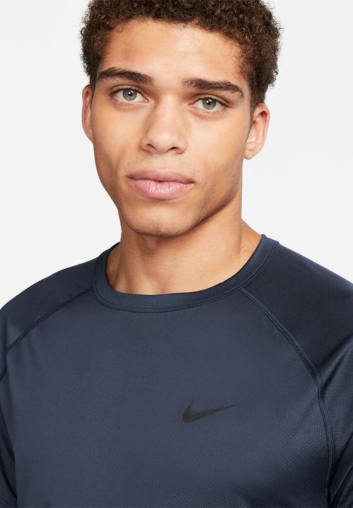 Nike - M nk df ready short sleeve - obsidian/black
