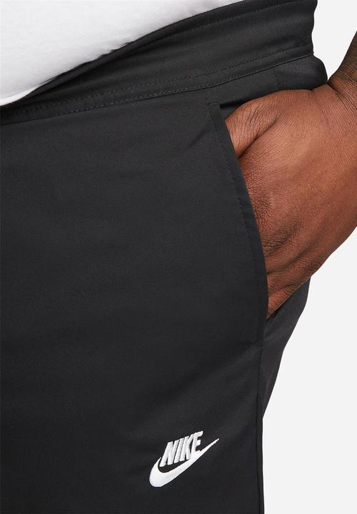 Nike - Club woven tapered leg  pants - black/white