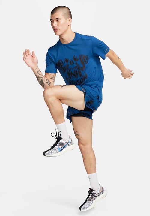 Nike - Rise 365 Run Divi Dri-FIT tee- court blue/black/refblk