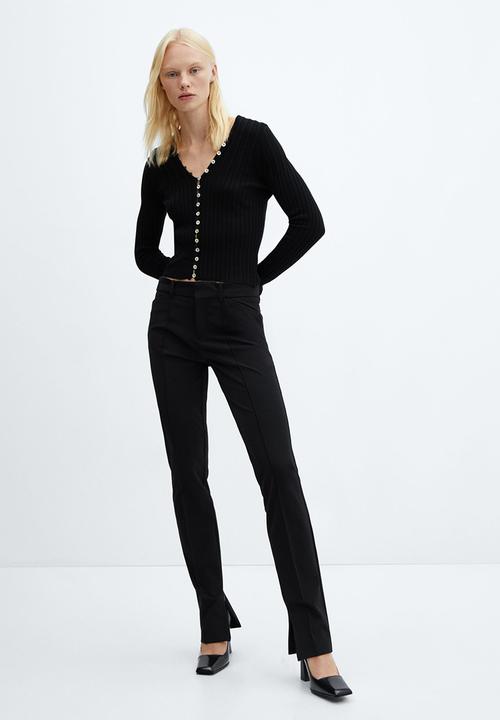 MANGO - Cardigan rikki - black