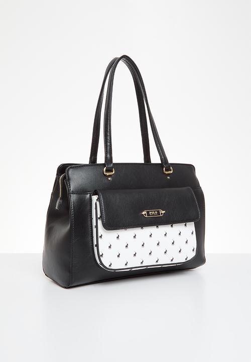 POLO - Marina tote - black