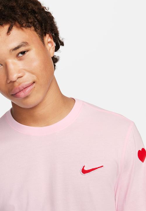 Nike - NSW heart and sole l/s tee - pink foam