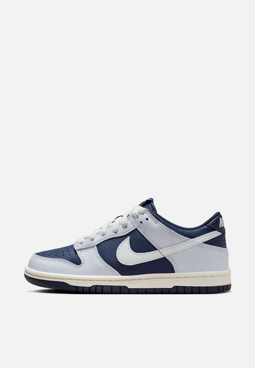 Nike - Nike Dunk Low (Gs) - Football Grey/Summit White-Midnight Navy
