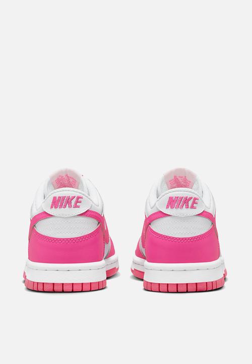 Nike - Nike Dunk Low (Gs) - White/Laser Fuchsia